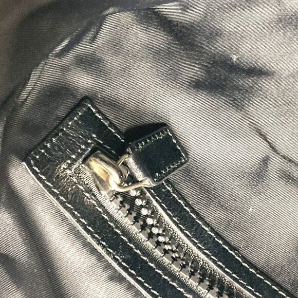 GUCCI Black Canvas Backpack